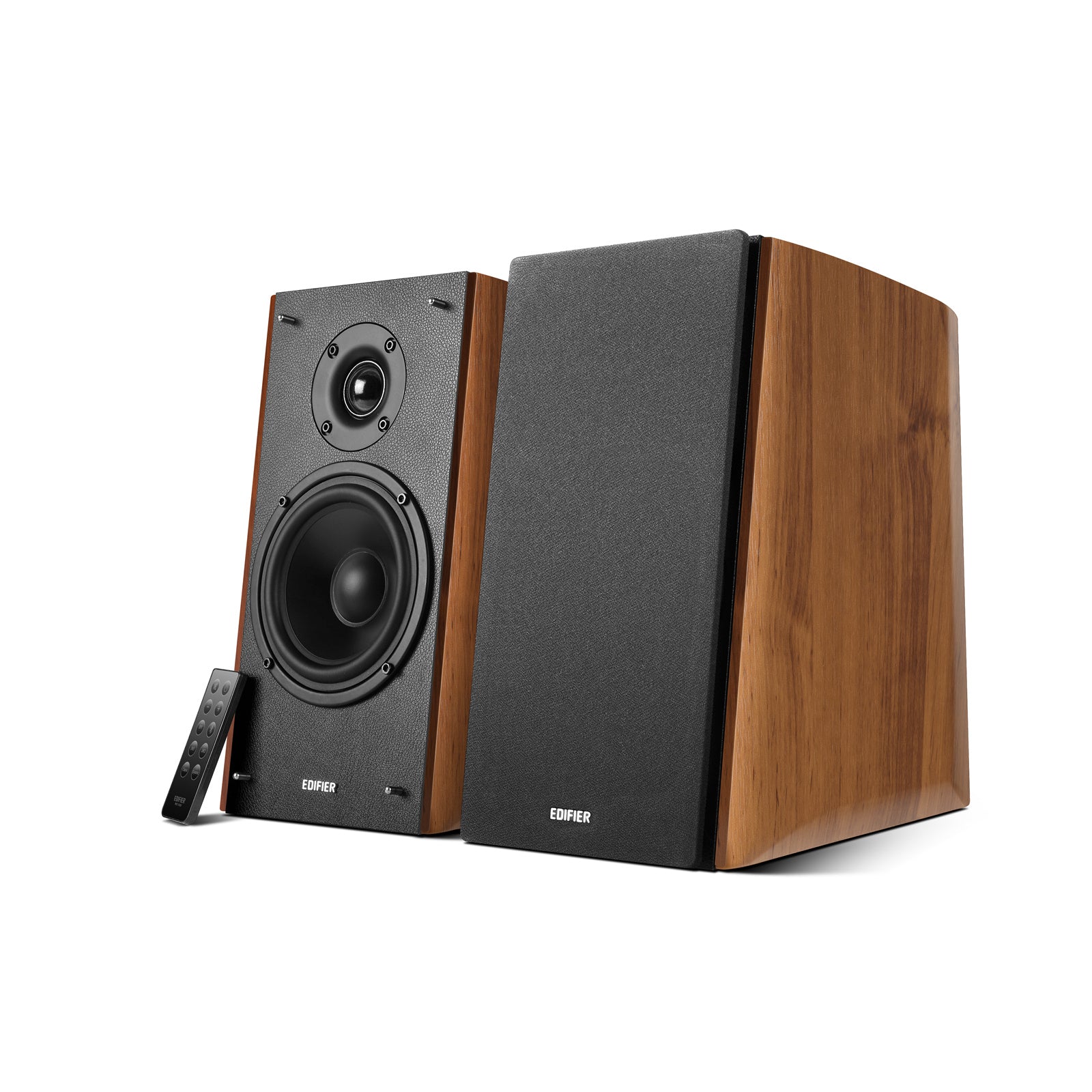 Edifier R2000DB WARMOAK Powered Bluetooth Bookshelf Speakers 25mm Eagle Eye tweeters High-gloss piano design Dual RCA Input Edifier R2000DB WARMOAK Powered Bluetooth Bookshelf Speakers 25mm Eagle Eye tweeters High-gloss piano design Dual RCA Input